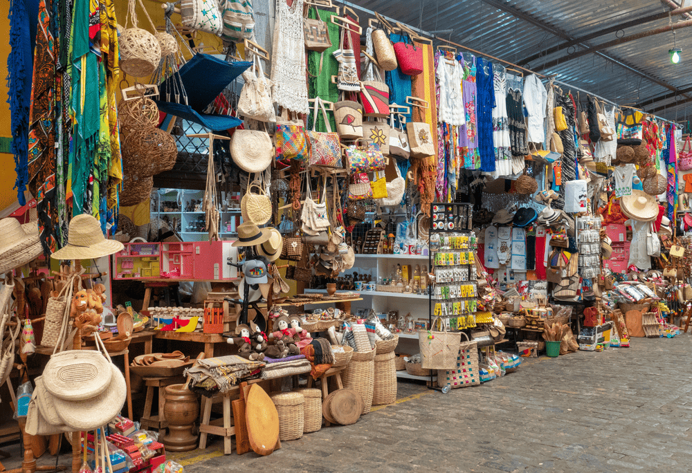 The souvenir section of the market showcases the diversity of local styles (Source: Canva)